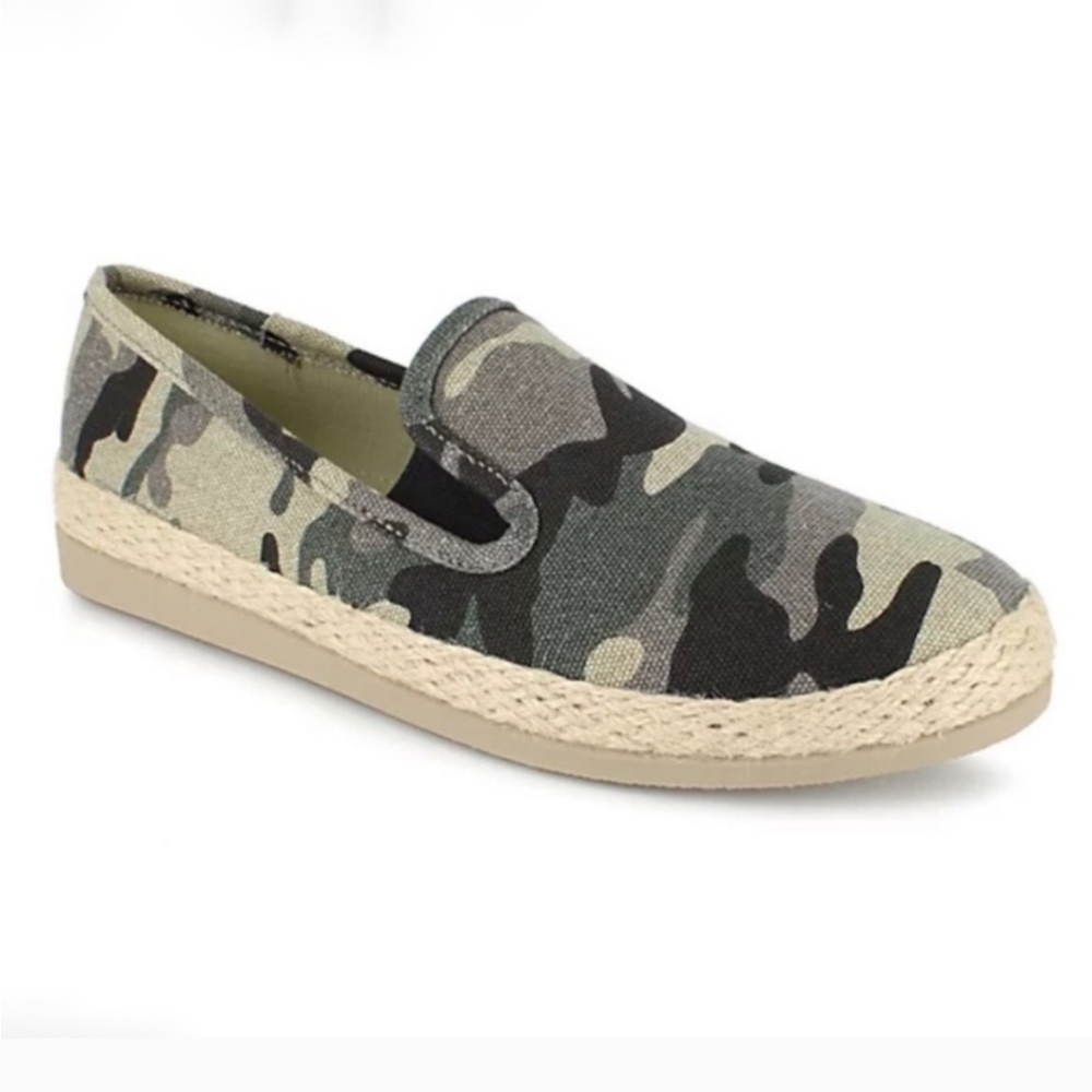 Esprit Espandrille Slip On Shoes Canvas 8.5 New